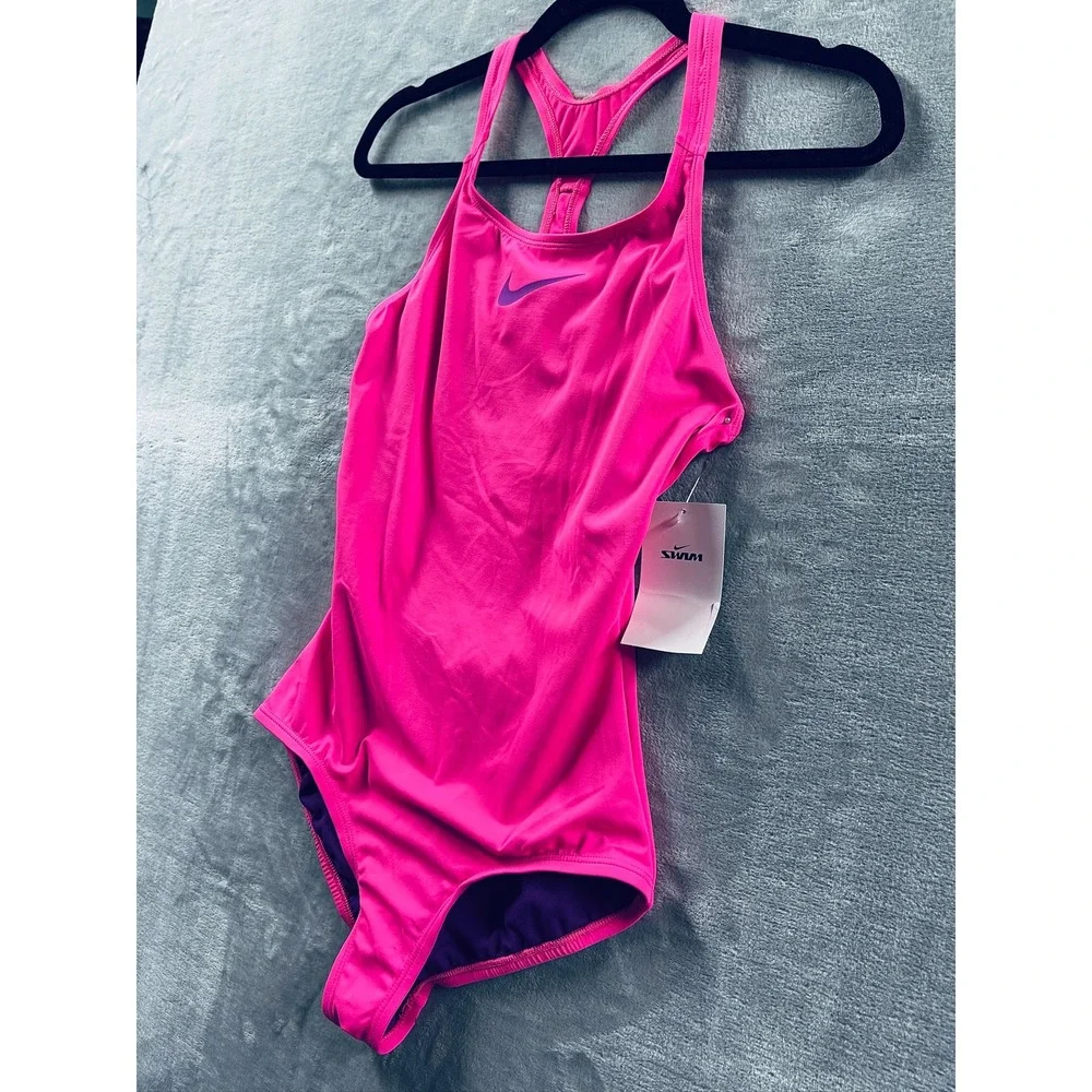 Nike Swim Effortless Essential Big Kids Girls Racerback One Piece XL